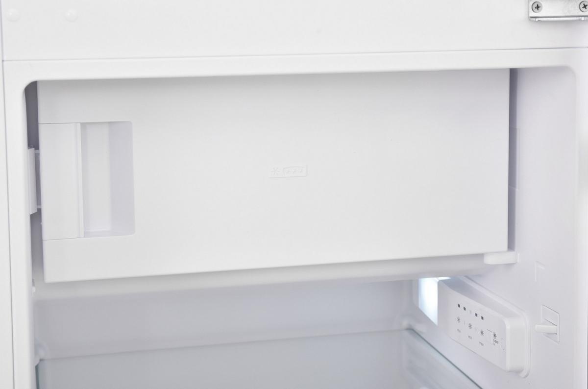 KÜHLSCHRANK Einbau, mit Gefrierfach, 102cm Nische, Schlepptür-Technik, 139 Liter Nutzinhalt - Weiß, Glas/Kunststoff (54/102/54.5cm) - Telefunken