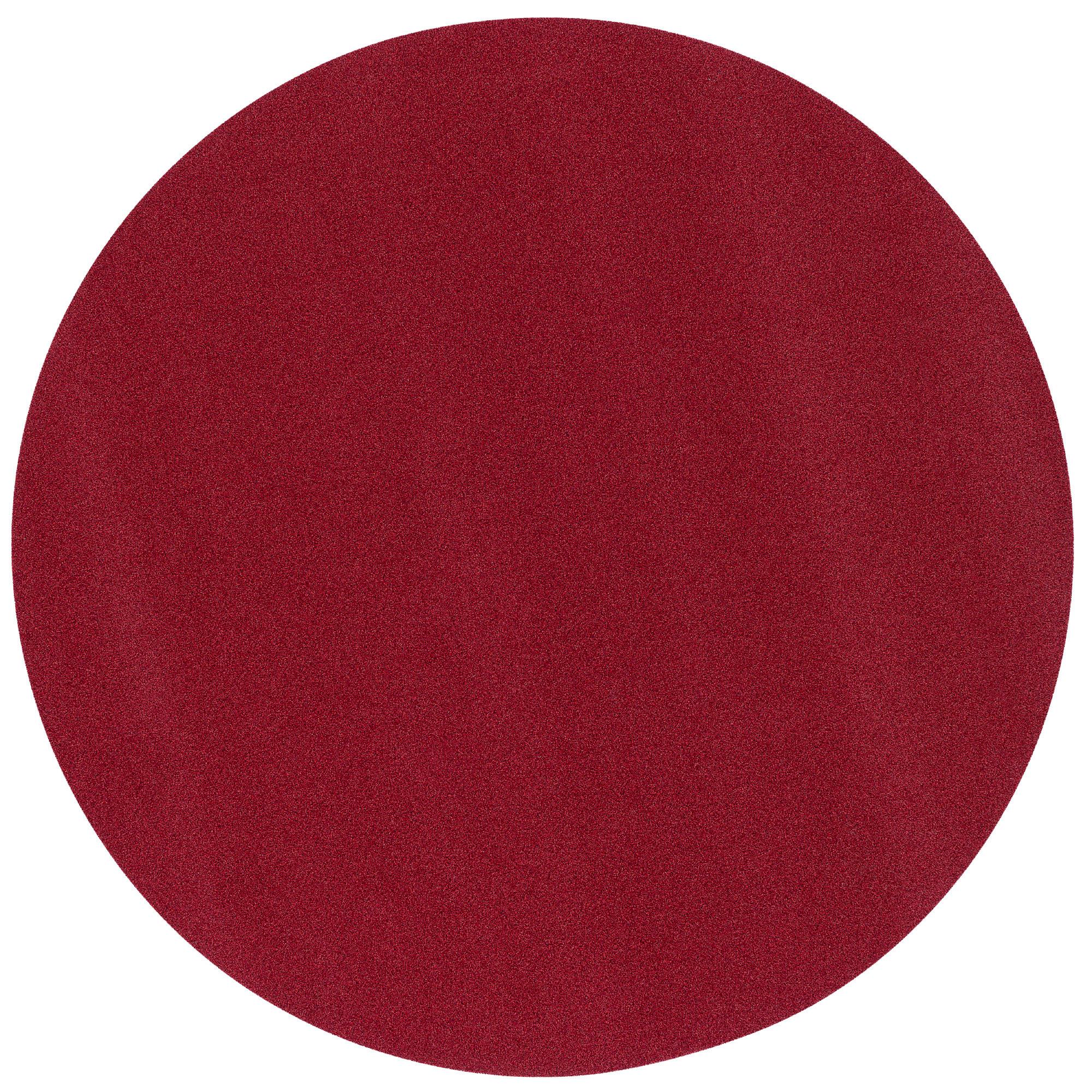 LUXUS DESIGNER KUNSTRASEN MIAMI RUND - Rot, Textil (133/133cm) - Snapstyle