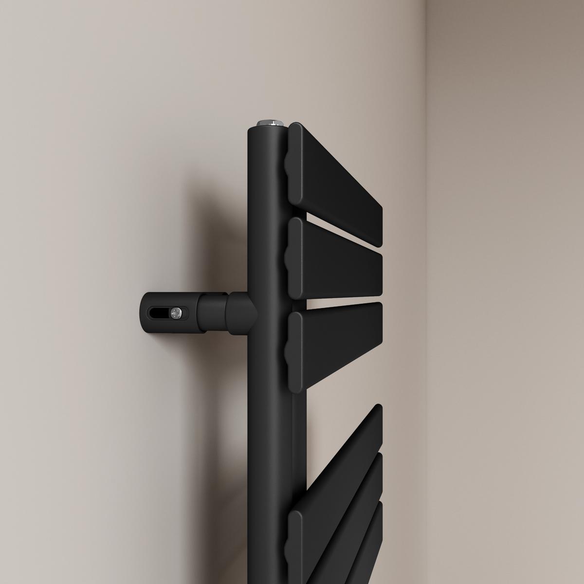 HEIZKÖRPER wasserführend Schwarz 132/60/5,9 cm - Schwarz, Metall (60/132/5.9cm) - EMKE