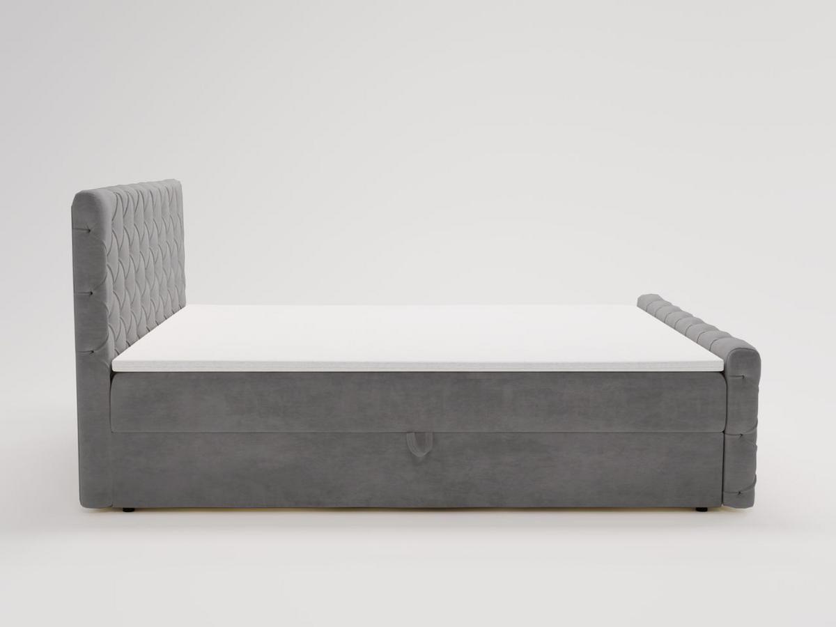 BOXBETT Lunaris 180x200 Grau - Grau, Holz/Textil (180/200cm) - Graingold