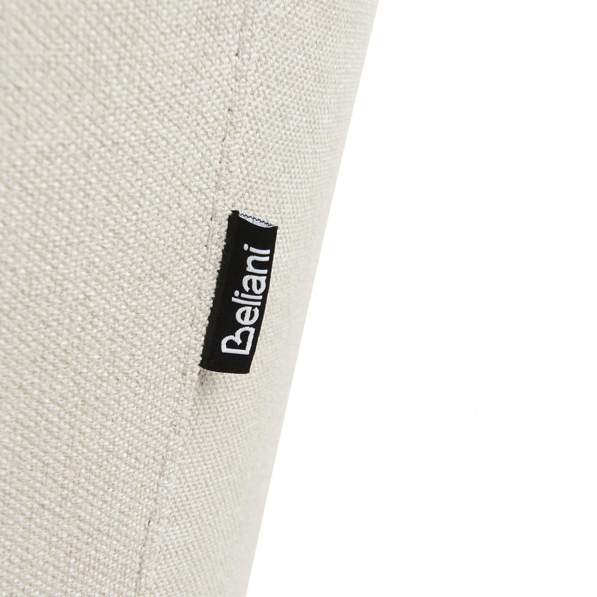 SESSEL Hellbeige Orsta - Beige/Goldfarben, Textil (112/73/85cm) - Beliani