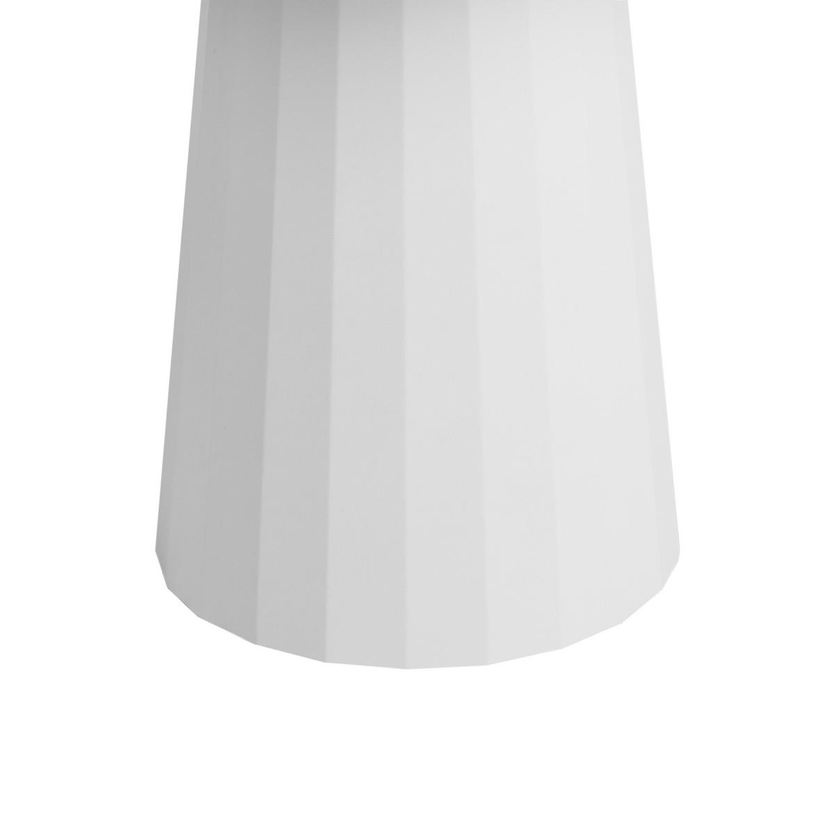 ESSTISCH Weiß 100 /100 cm Plato - Weiß, Metall (100/100/75cm) - Beliani