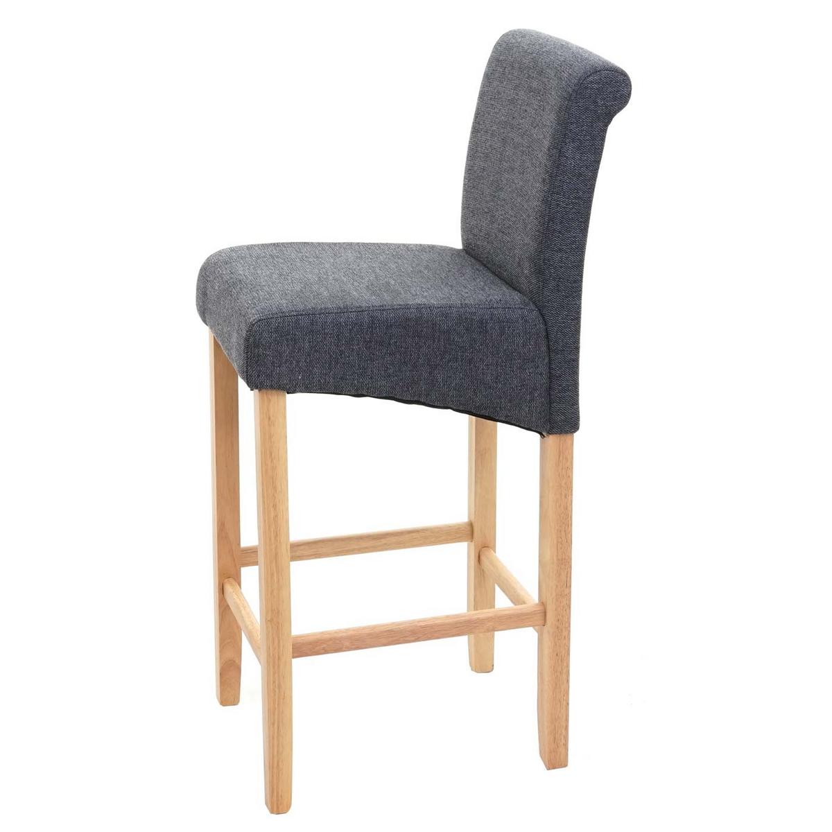 BARHOCKER Grau 2er-Set - Grau, Textil (39/105/53cm) - MCW
