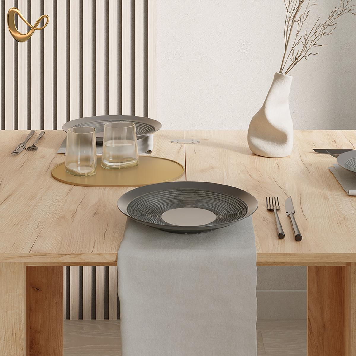 ESSTISCH MIT STUHL Tiberio Sandeiche 90 x 60 cm - Sonoma Eiche, Holzwerkstoff (60/90/76.6cm) - Livinity®