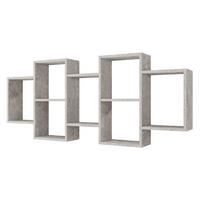 WANDREGAL Trio 001 - Grau, Holzwerkstoff (161/65/18cm) - MIRJAN24
