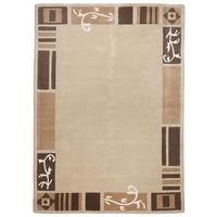 HANDTUFTTEPPICH Hawai 60x90 cm - Beige, Textil (60/90cm) - THEKO