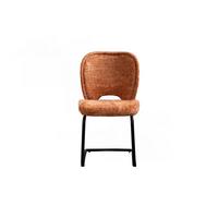ESSZIMMERSTUHL JONA Braun Webstoff (1er-Set) - Braun, Kunststoff/Textil (49/92/59cm) - KAWOLA