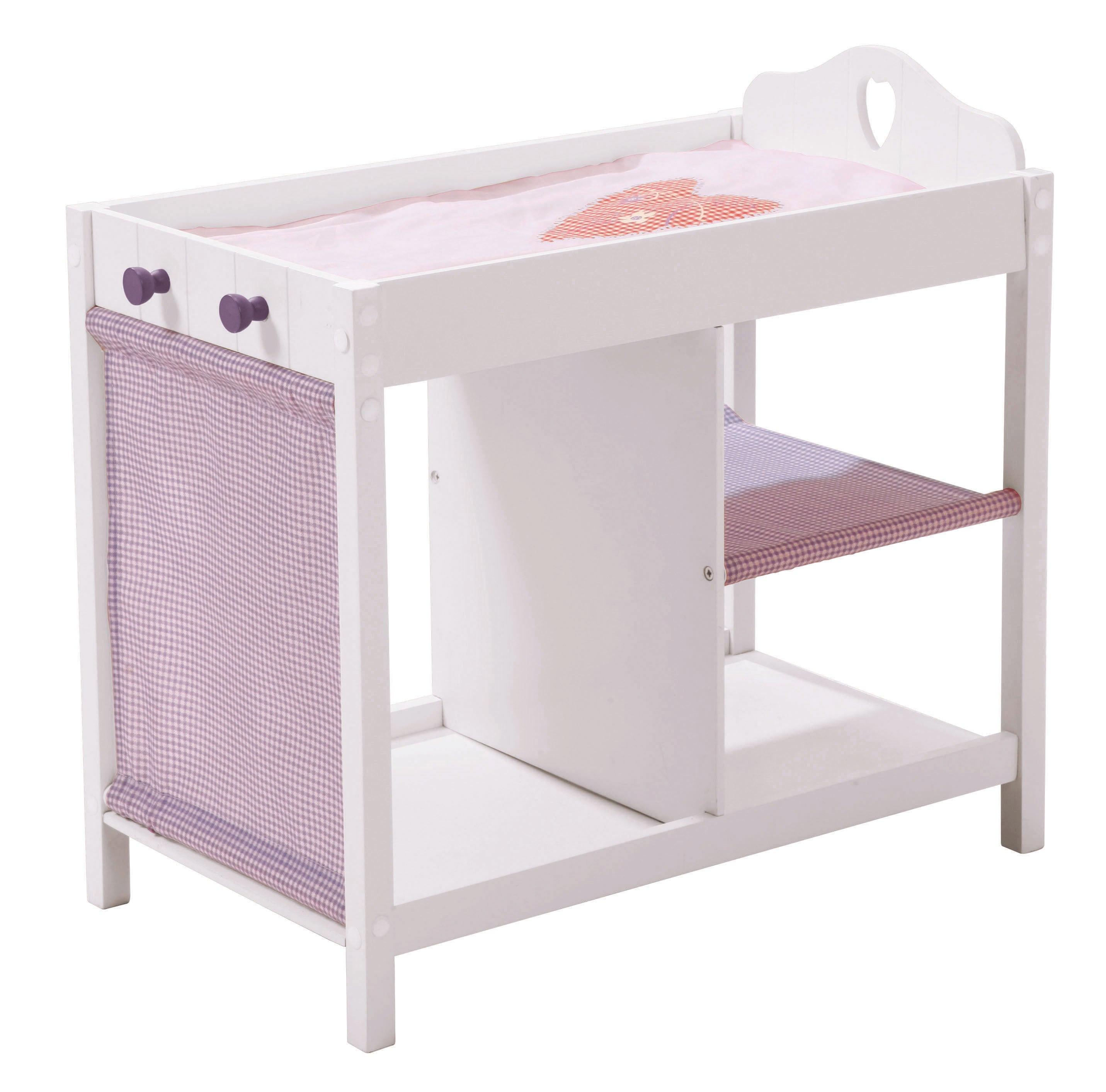 PUPPENKOMMODE Fienchen - Rosa, Holzwerkstoff (30/49.5/52cm) - Roba