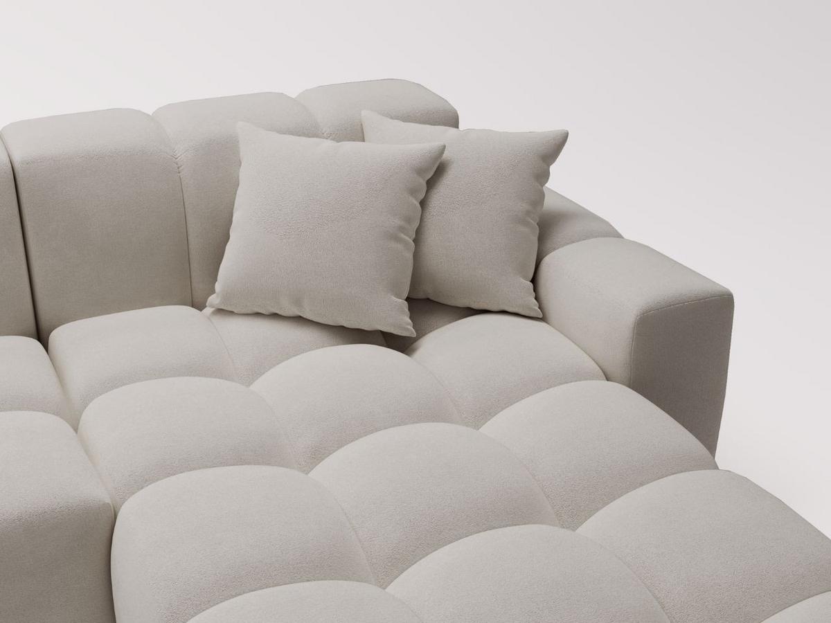 ECKSOFA Loopo Grau Rechts - Grau, Holz/Textil (265/180cm) - Graingold