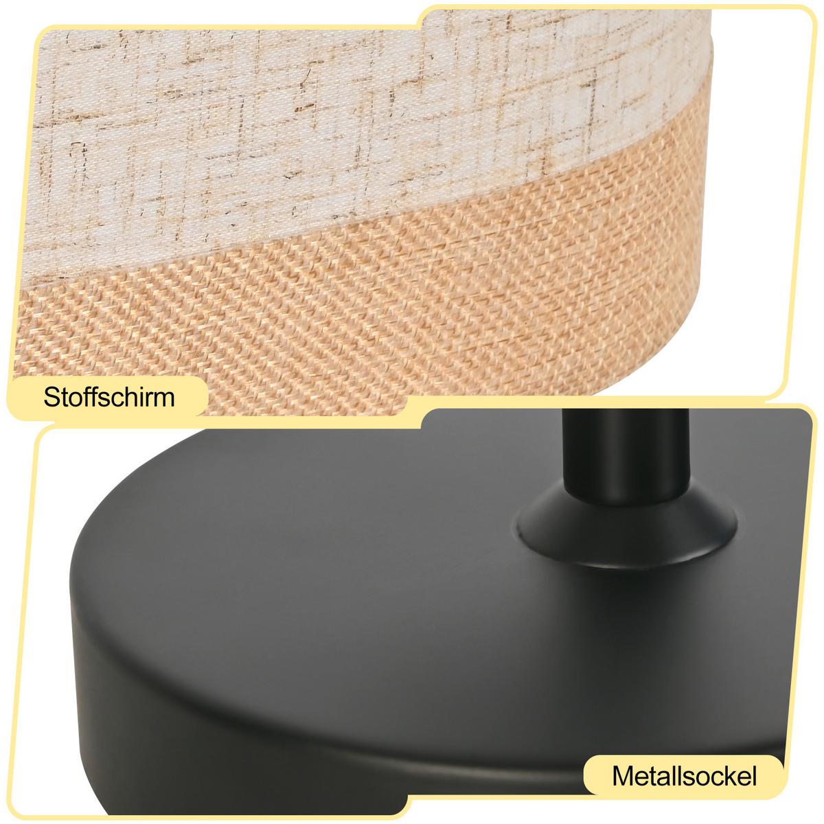 TISCHLAMPE Lumo 27.5/21/44.5 cm - Weiß, Metall (27.5/21/44.5cm) - ZMH