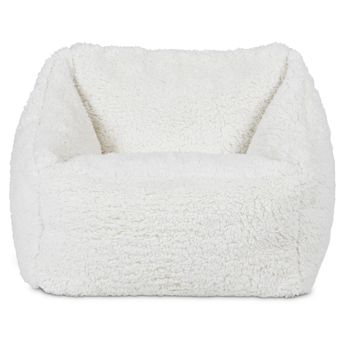 SITZSACK Flauschig für Kinder - Creme, Kunststoff (55/44/55cm) - icon