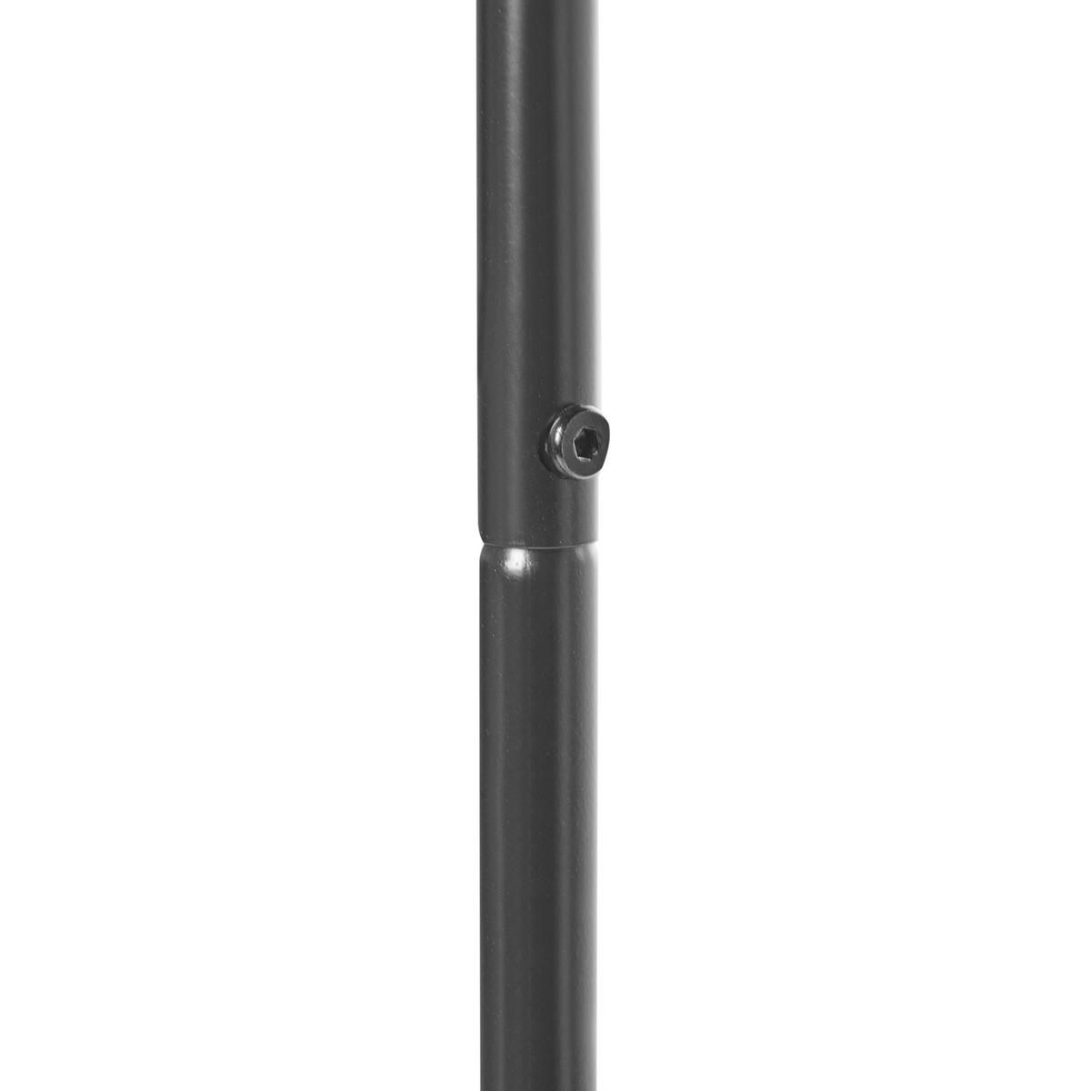ECK-GARDEROBENSTÄNDER Schwarz Lawton - Schwarz, Metall (53/160/37cm) - Beliani