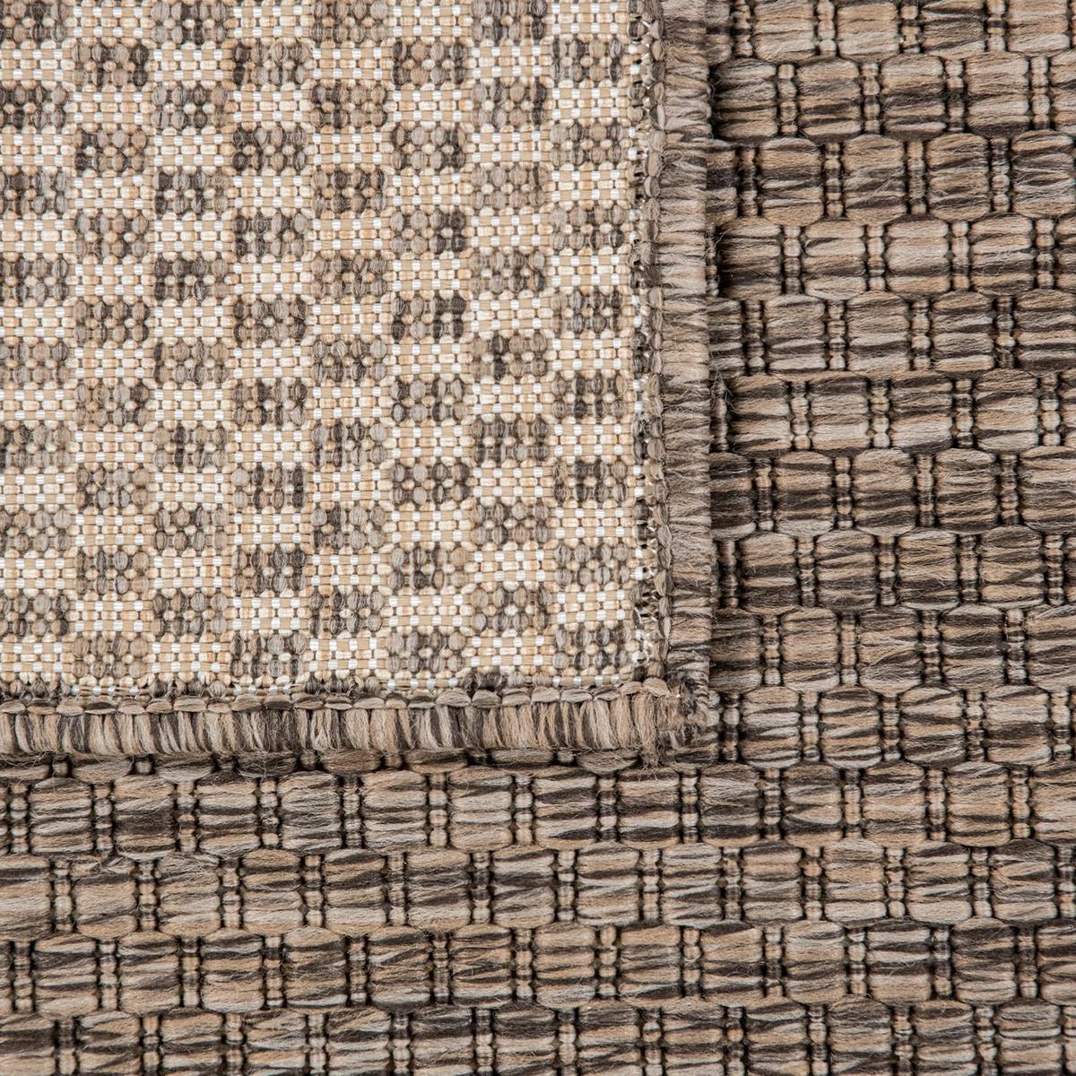 OUTDOORTEPPICH Taupe Ø 200 cm - Taupe, Kunststoff (200/200cm) - TT Home