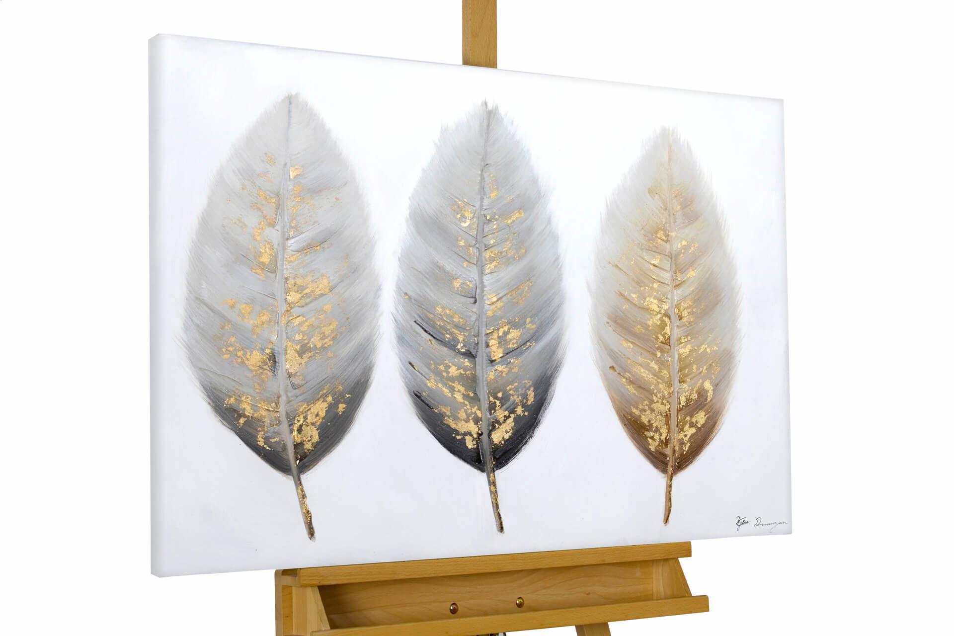 ACRYLBILD HANDGEMALT 100/75 cm - Beige/Braun, Holz/Textil (100/75cm) - KUNSTLOFT