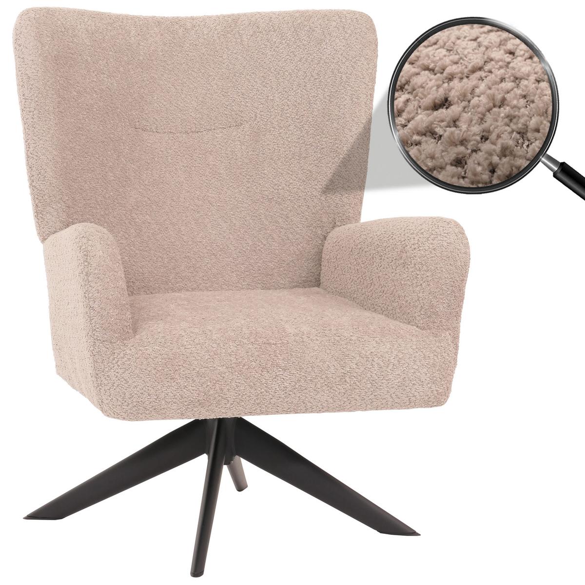 LOUNGE-SESSEL Grau - Grau, Textil (75/99/74cm) - MCW