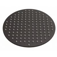 DUSCHKOPF Rund 20 x 20 cm – Matt Schwarz - Schwarz, Holz (20cm) - Badplaats