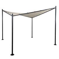 PERGOLA Cremeweiß - Weiß, Metall (317/270/317cm) - MCW