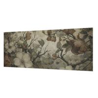 FOTOTAPETE 250x104 cm - Blumenschönheit - Weiß, Textil (250/104cm) - Wallfluent