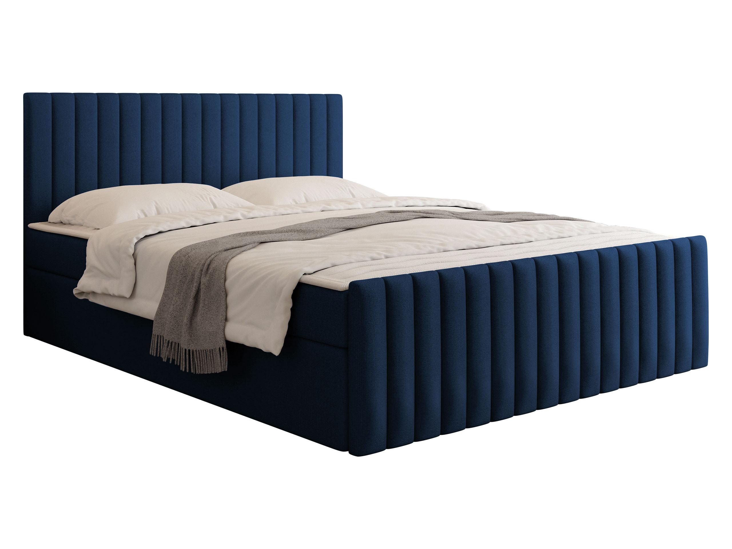 BOXBETT Tirulo Fix - H3 - Blau/Schwarz, Holzwerkstoff/Kunststoff (140/200cm) - MIRJAN24