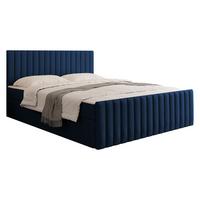 BOXBETT Tirulo Fix - H3 - Blau/Schwarz, Holzwerkstoff/Kunststoff (140/200cm) - MIRJAN24