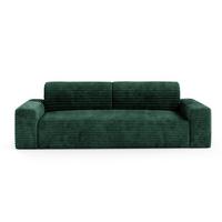 SOFA Fabio 3 Sitzplätze Grün - Grün, Holz (260/82/102cm) - Petits-meubles