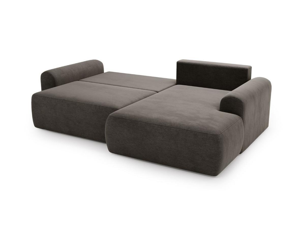 ECKSOFA Savana Grau Links - Grau, Holz/Textil (257/177cm) - Graingold