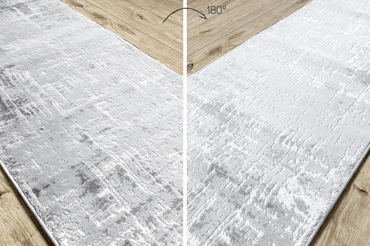 LÄUFER Strukturell MEFE 120/170 cm - Grau, Textil (120/170cm) - rugsX