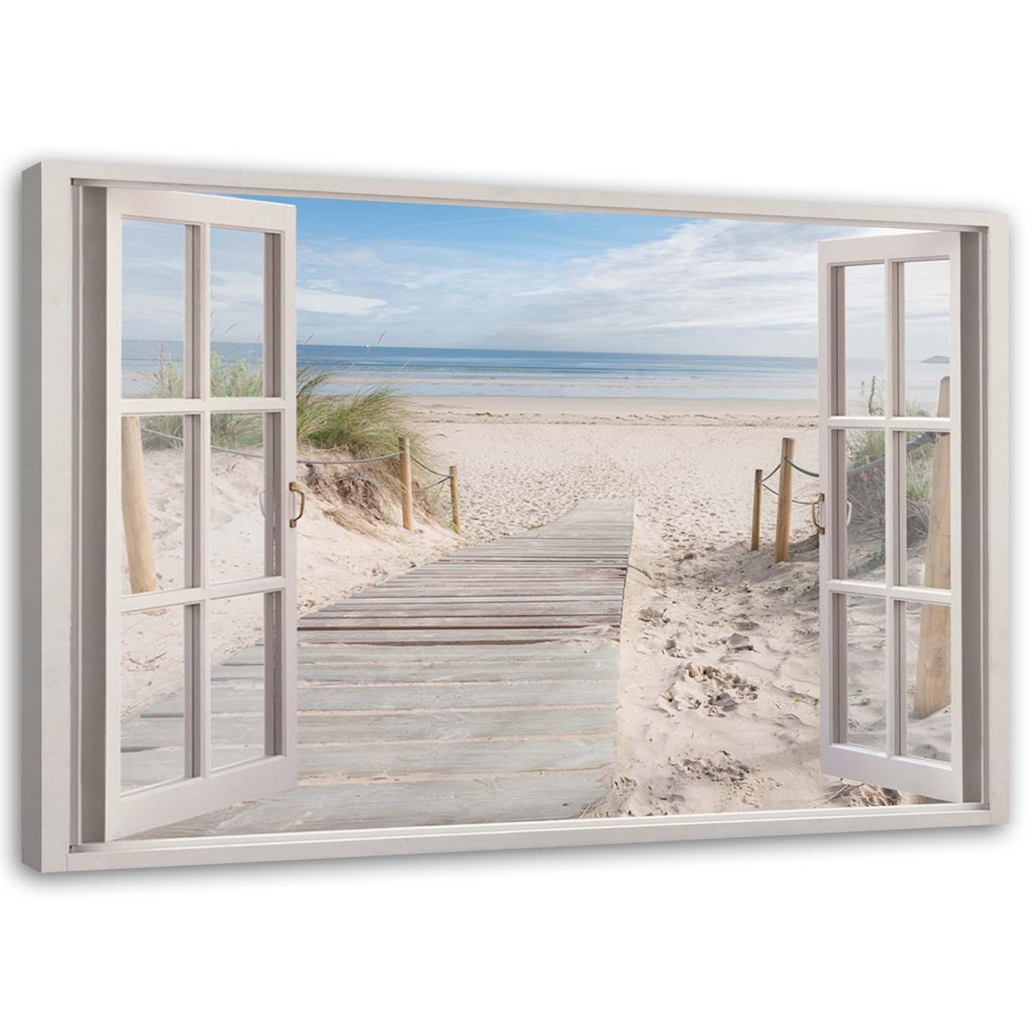 KUNSTDRUCK Beige 60/40 cm - Beige, Textil (60/40cm) - KUNSTLOFT