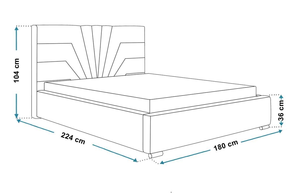 POLSTERBETT Athene mit Kopfteil, 160x200 cm, Doppelbett mit Bettkasten und Lattenrost aus Holz, Velourstoff Beige - Beige, Holz/Textil (160/200cm) - Alpi-Möbel