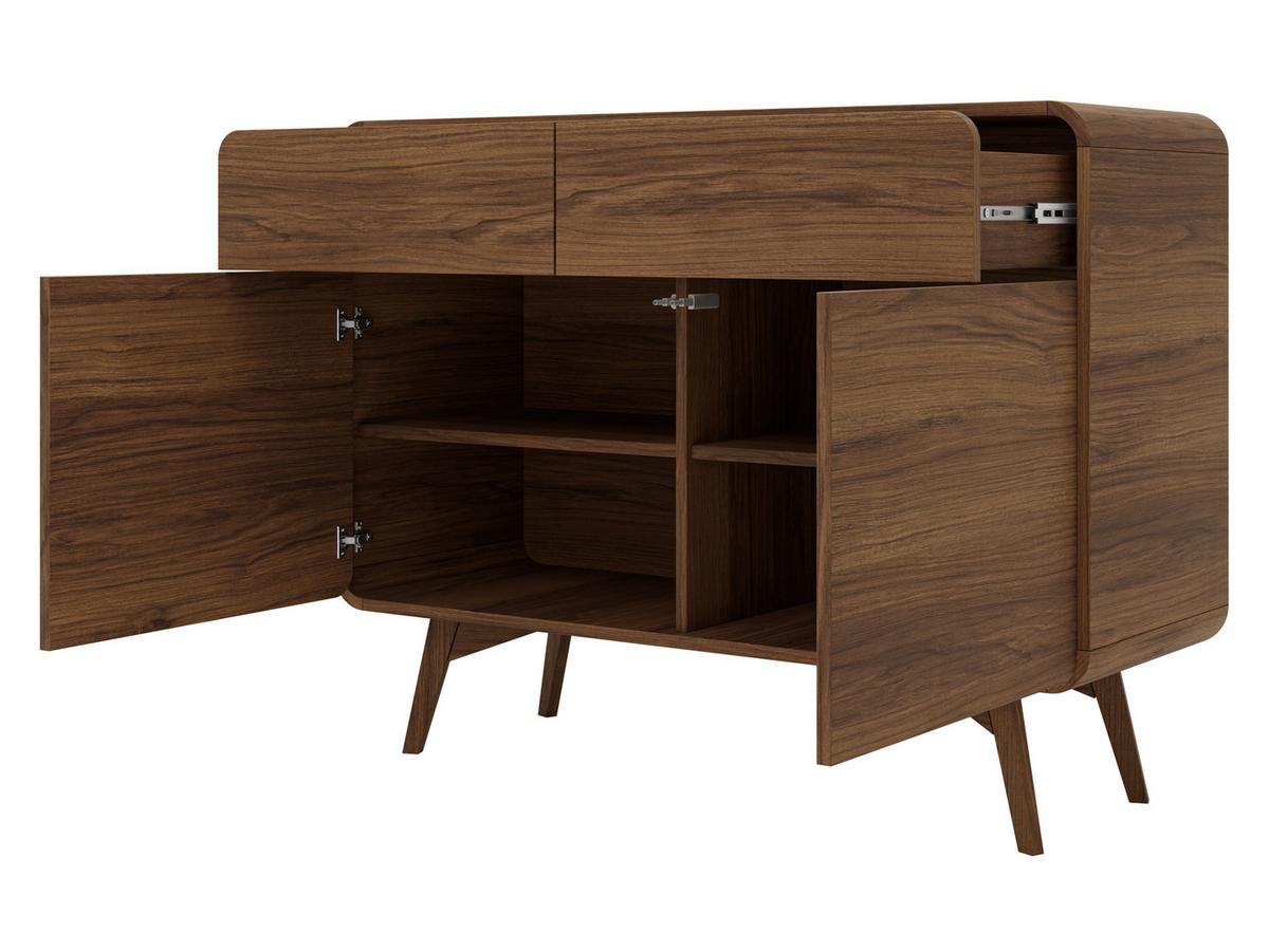 KOMMODE Helion KSZ108 - Nussbaumfarben, Holz/Holzwerkstoff (108/84/39cm) - MIRJAN24