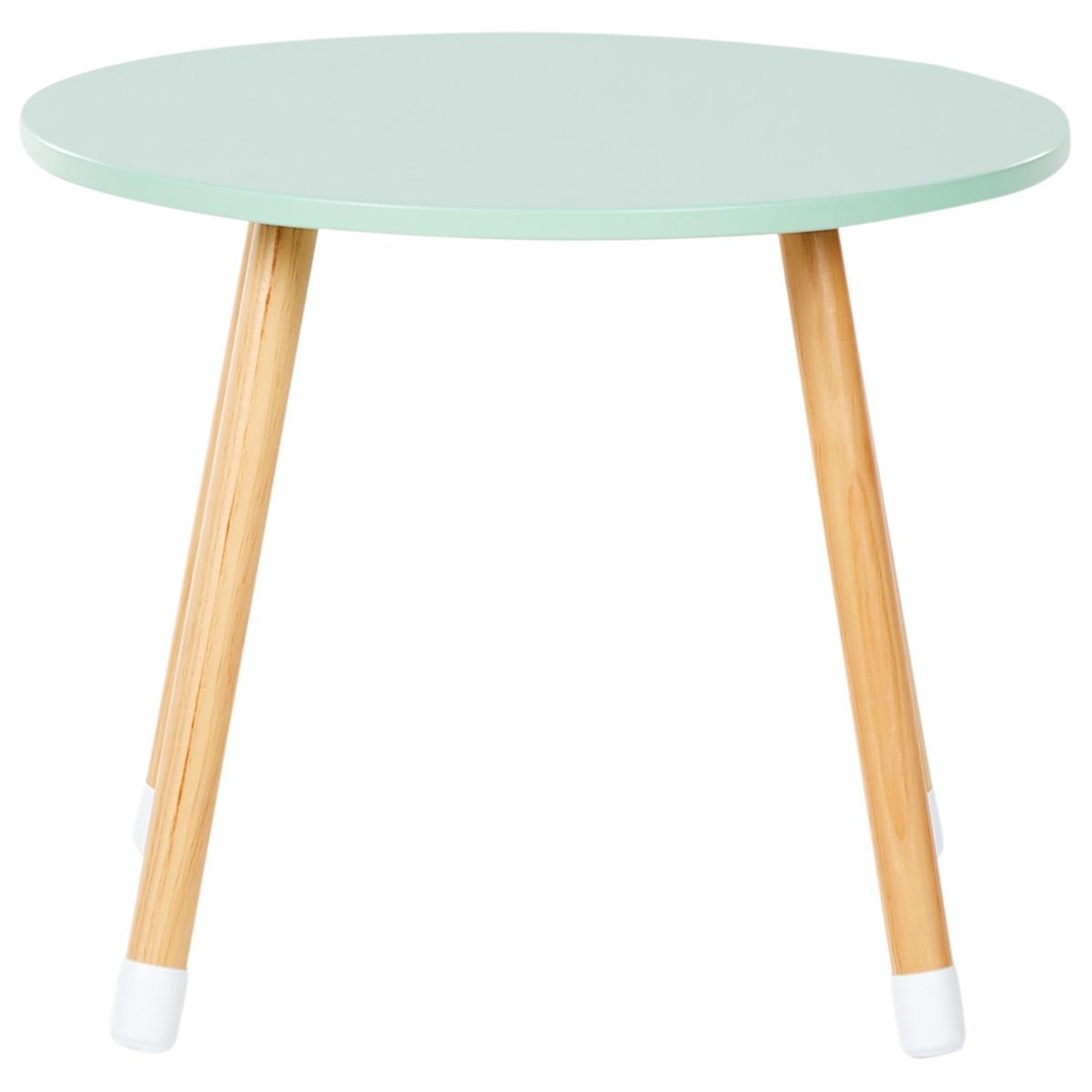 KINDERTISCH mit Stühlen Weiß Robin - Braun, Holzwerkstoff (60/50/60cm) - Beliani