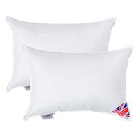 FÜLLKISSEN 2er-Set – 30/40 cm, Super-Mikrofaser - Weiß, Textil (30/40cm) - Homescapes