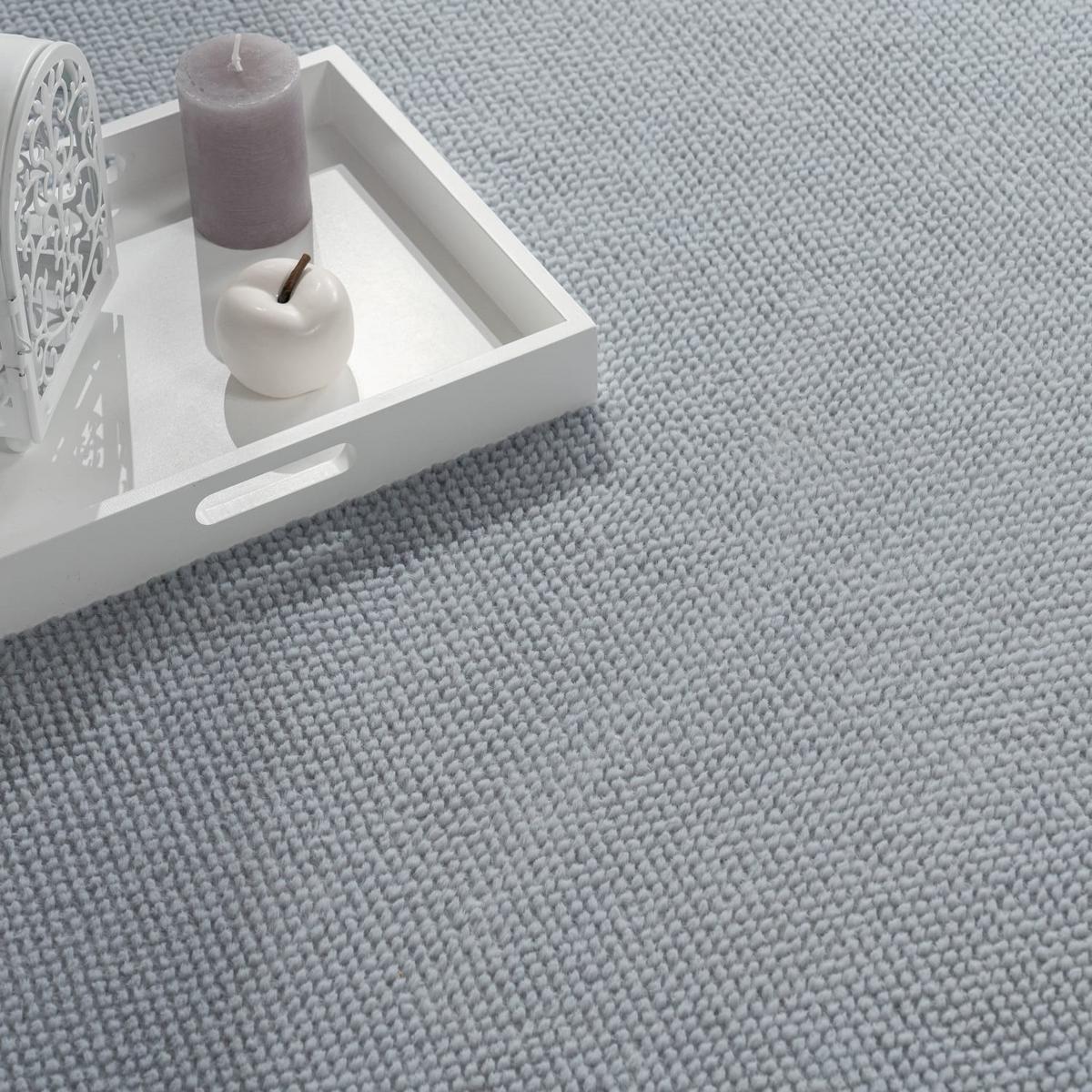 KURZFLORTEPPICH, einfarbig, Florhöhe 12 mm, Grau, 120 x 160 cm - Grau, Textil (160/120cm) - KADIMA DESIGN