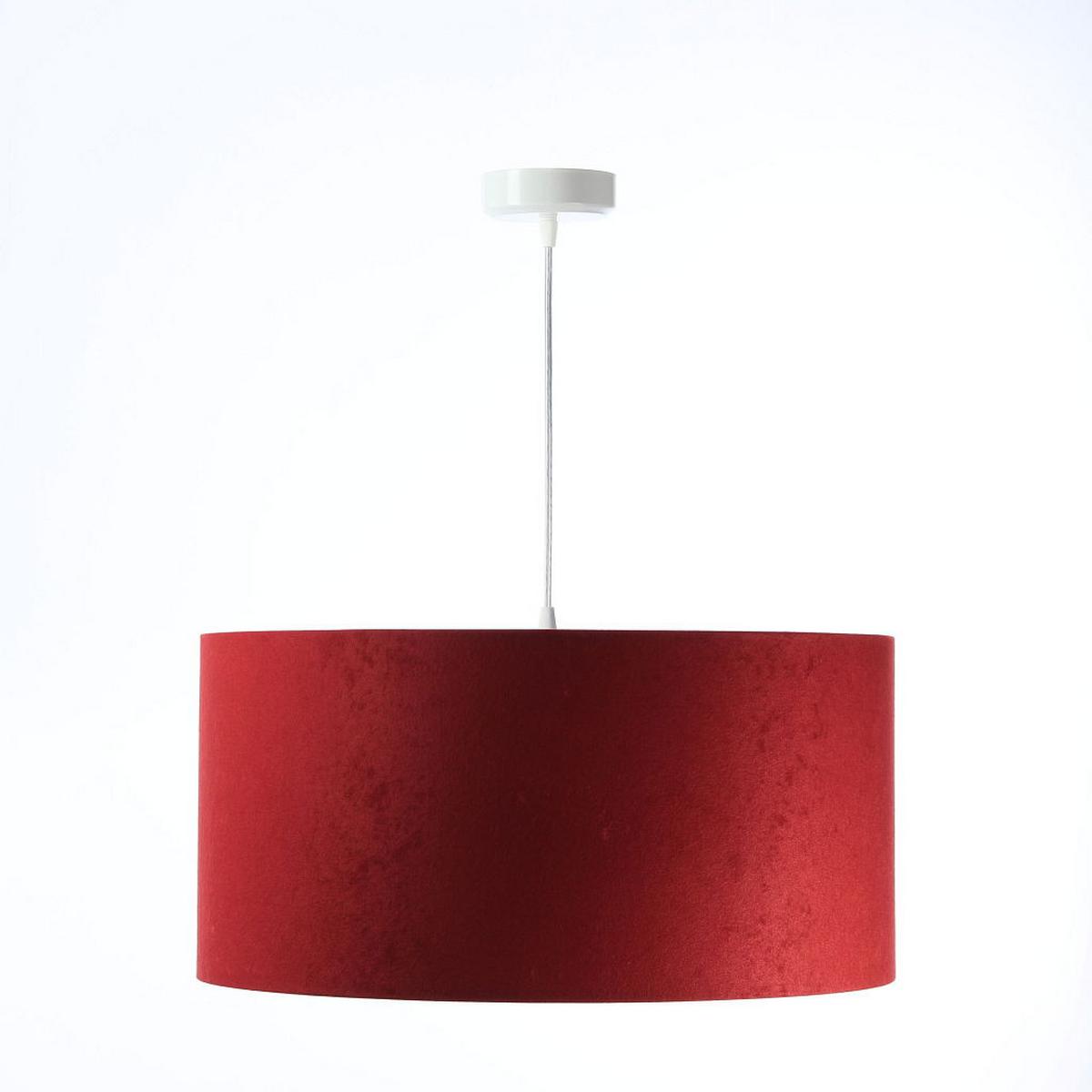 HÄNGELEUCHTE Rot 50/25 cm - Rot/Silberfarben, Kunststoff (50/0.8/25cm) - ONZENO
