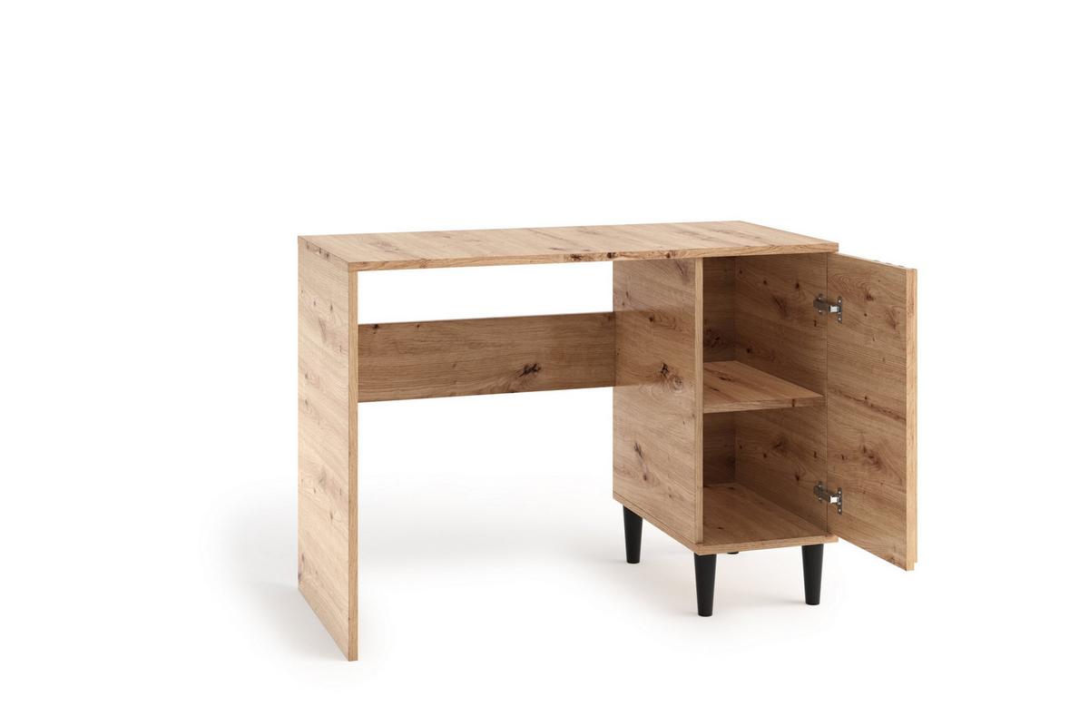 SCHREIBTISCH ARTIANO 100x50x74,5 cm Bürotisch Computertisch, Eiche Artisan - Eiche Artisan, Holzwerkstoff (50/100/74.5cm) - MASSENO