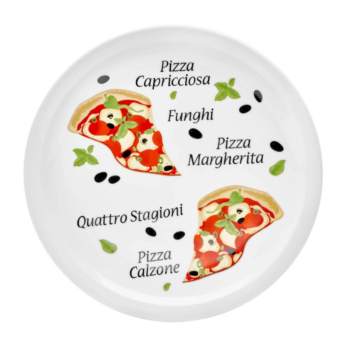 PIZZATELLER Margherita bunt ø 30,5 cm 30er Set - Multicolor, Keramik (30.5cm) - Van Well