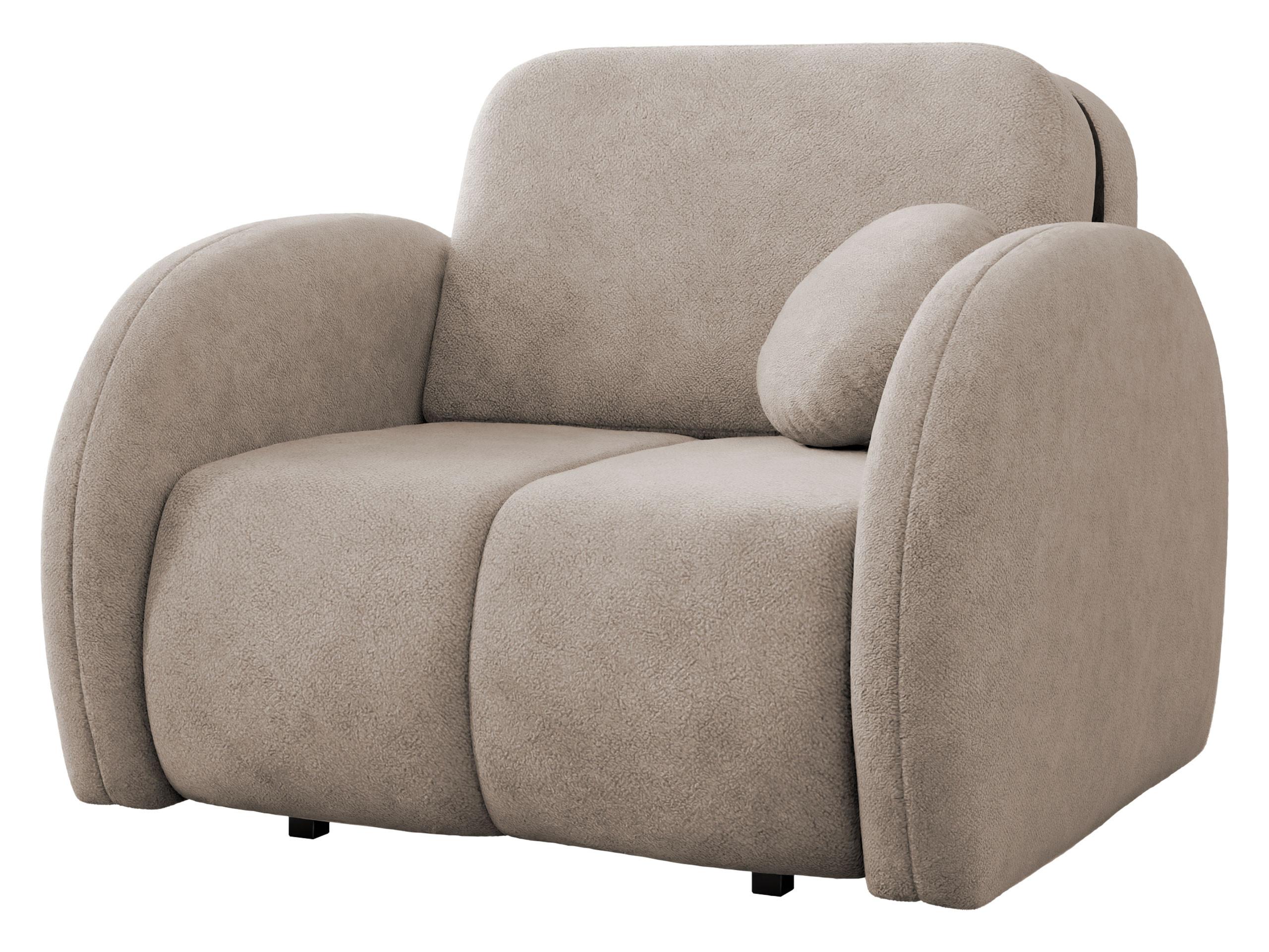SCHLAFSOFA Viva Comfy I - Schwarz/Naturfarben, Holz/Textil (102/85/103cm) - MIRJAN24