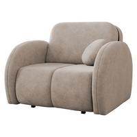 SCHLAFSOFA Viva Comfy I - Schwarz/Naturfarben, Holz/Textil (102/85/103cm) - MIRJAN24