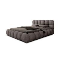 POLSTERBETT Aurelia Komplettset - Anthrazit, Holzwerkstoff/Textil (180/200cm) - Fun Möbel