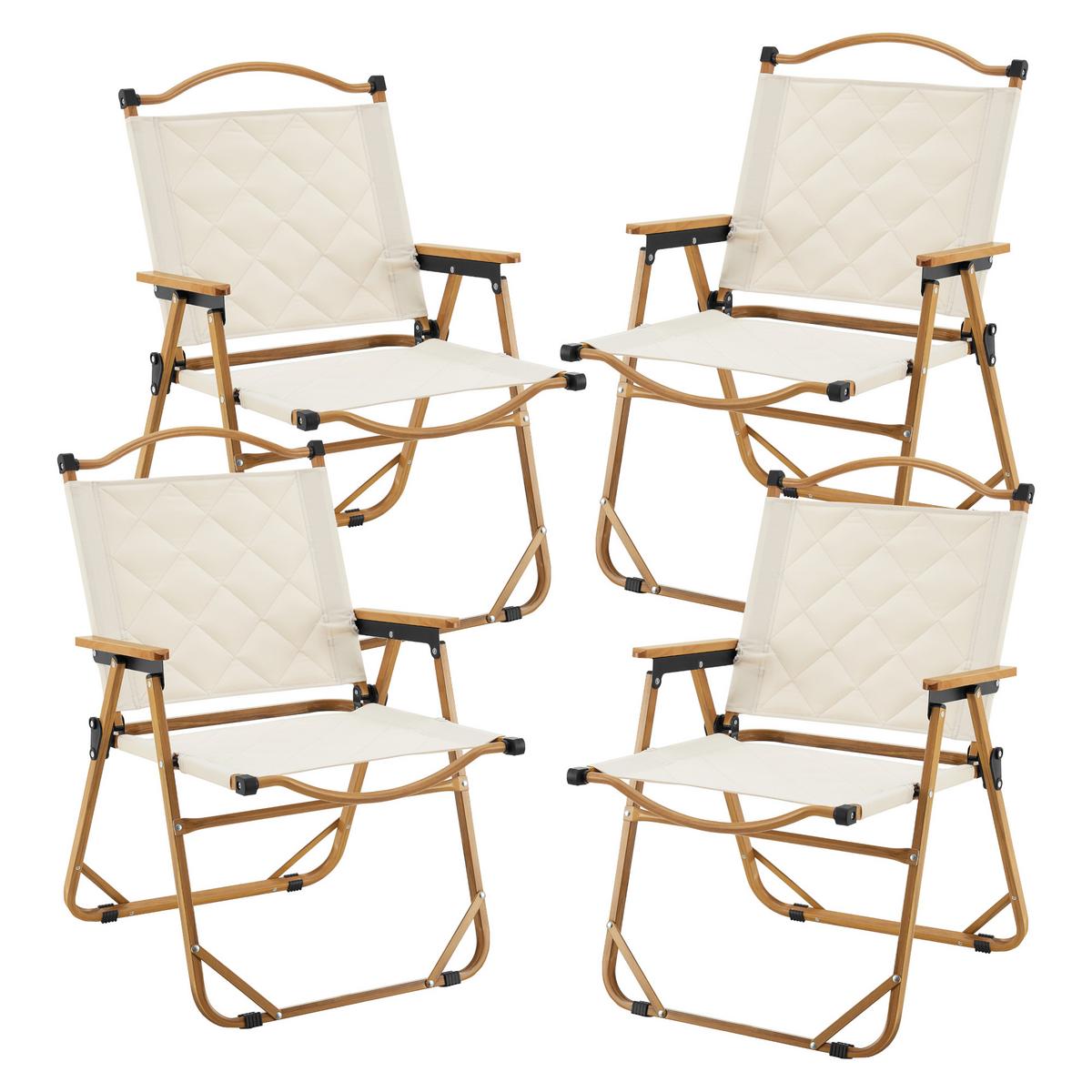 GARTENMÖBEL-SET Botrugno 5 TLG. - Beige, Textil/Metall - casa.pro