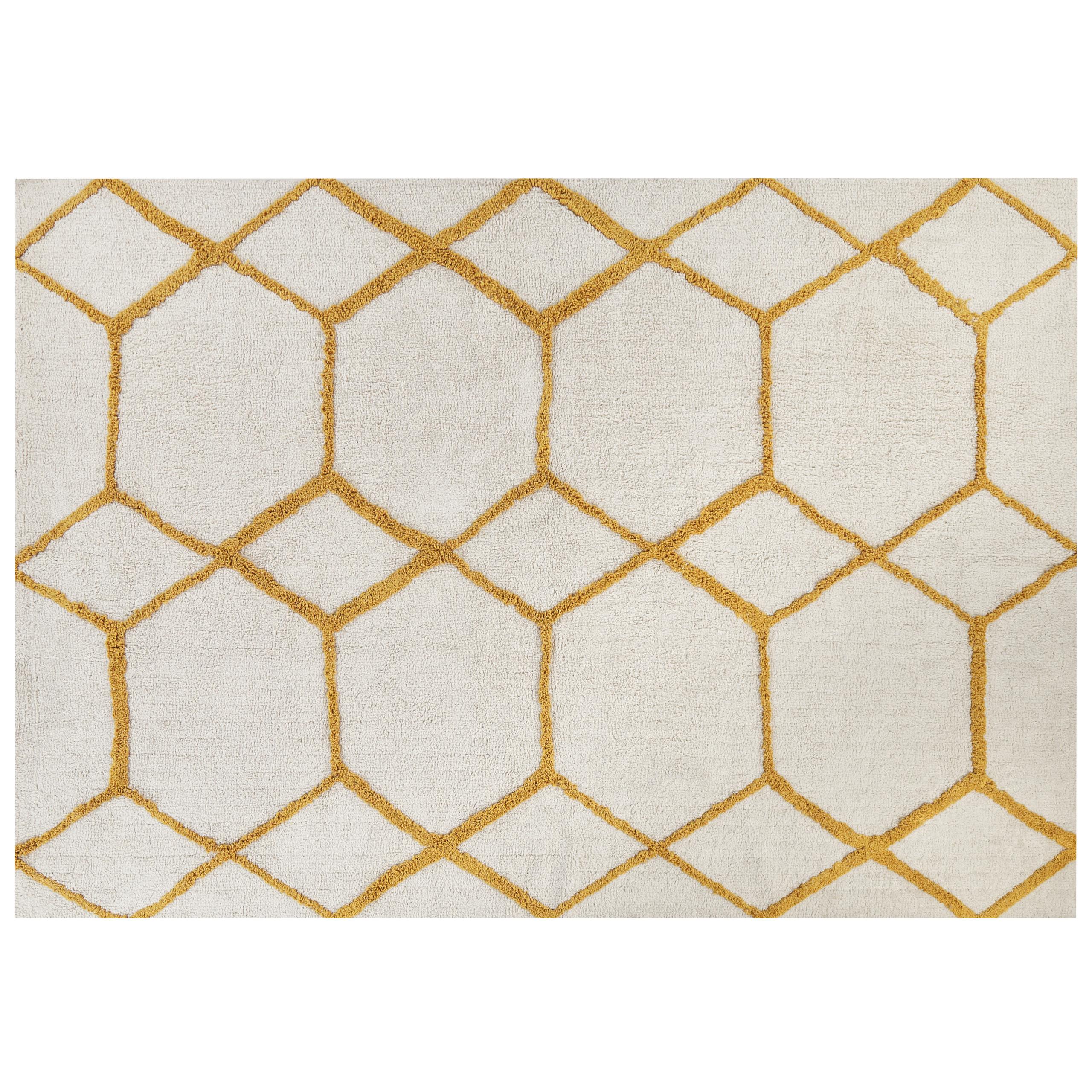 SHAGGY-TEPPICH Beyler 230/160 cm - Weiß, Textil (160/230cm) - Beliani