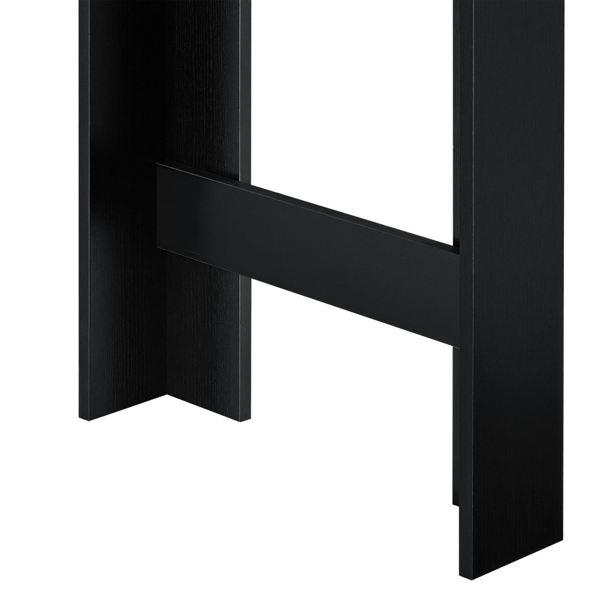 BARTISCH Kouvala - Schwarz, Holzwerkstoff (50/110/103cm) - [en.casa]