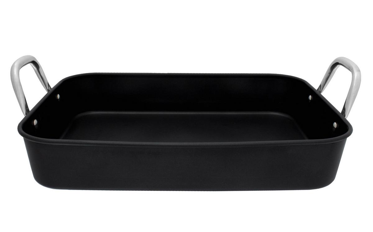 AUFLAUFFORM Pura, Carbonstahl, geeignet für Induktion, 5 Liter - Schwarz, Metall (28.5/40/12.5cm) - KOPF