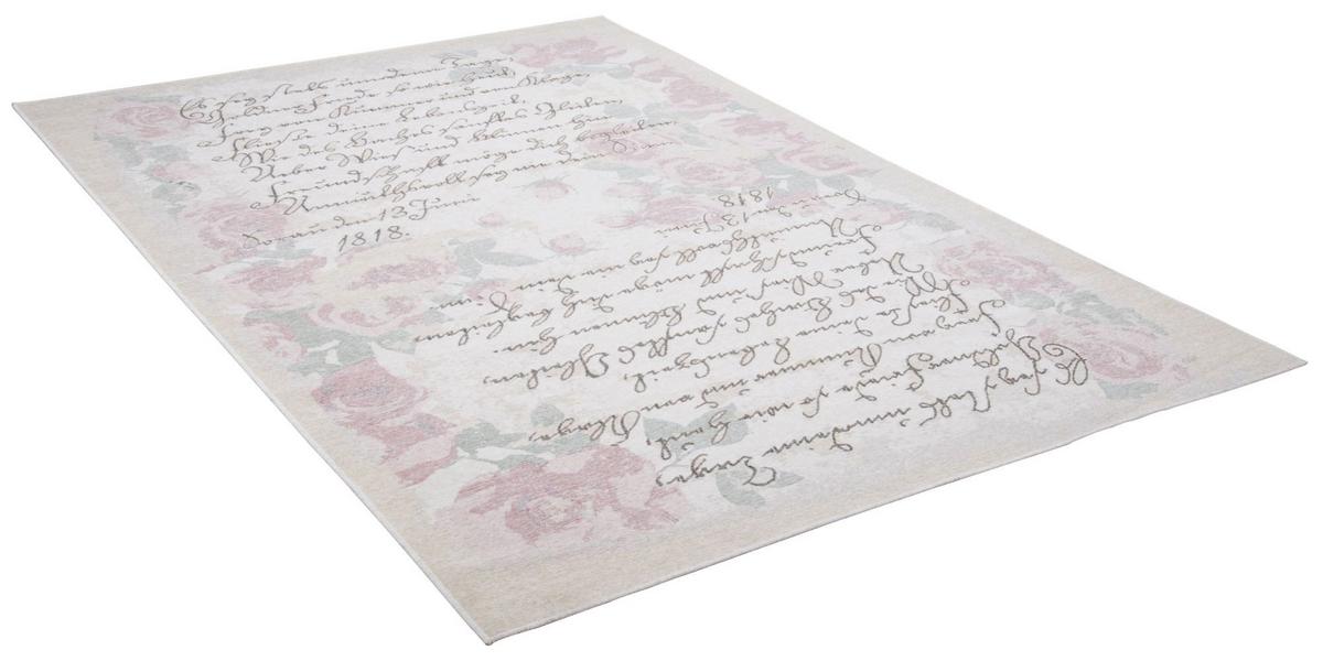 FALCHWEBTEPPICH Flomi Paris 240x340 cm - Rosa, Textil (240/340cm) - THEKO