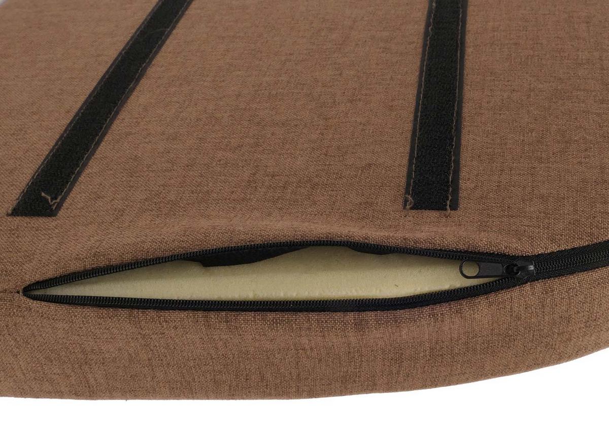 ESSZIMMERSTUHL Braun 2er-Set - Braun, Textil (50/92/60cm) - MCW
