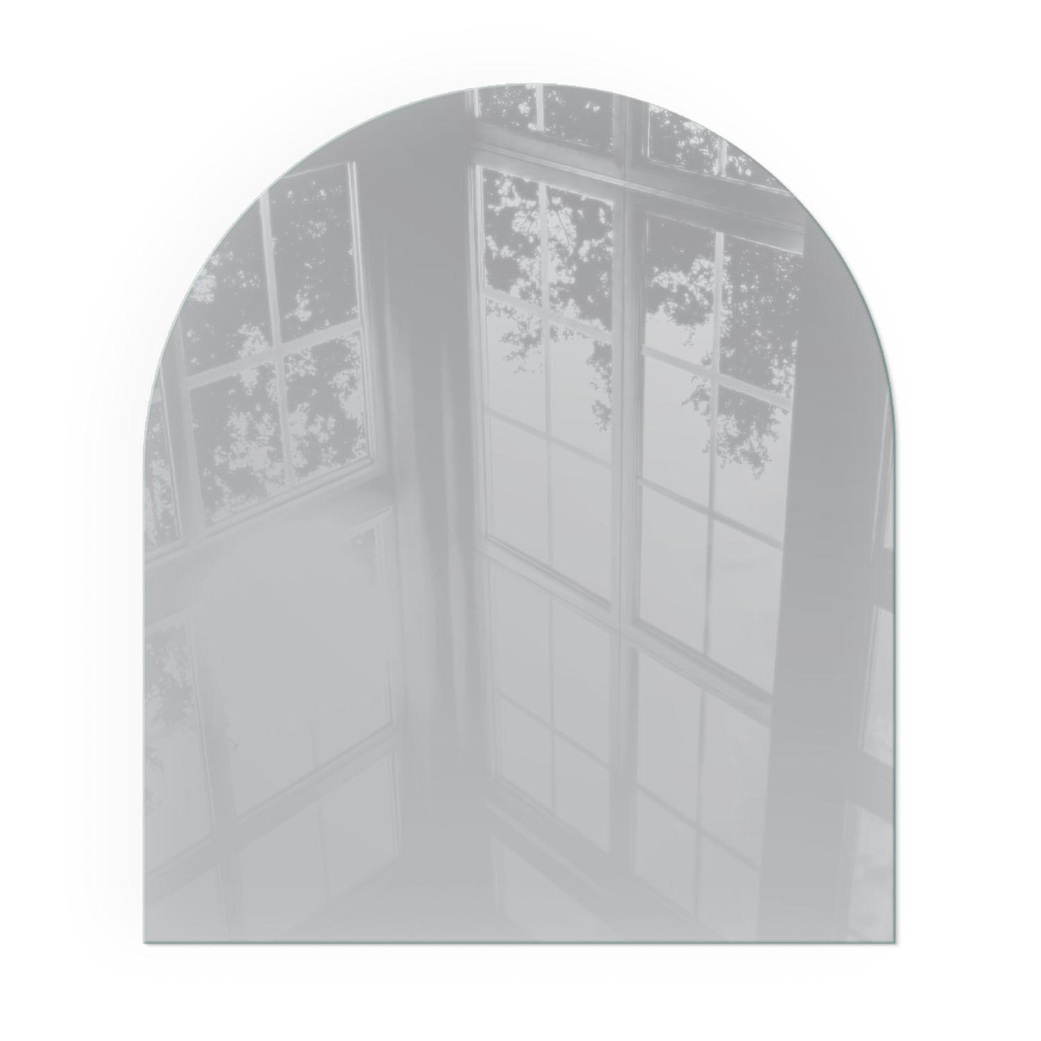 GLASPLATTE für Kamin 80x70 cm - Grau, Glas (80/70/0.4cm) - TULUP