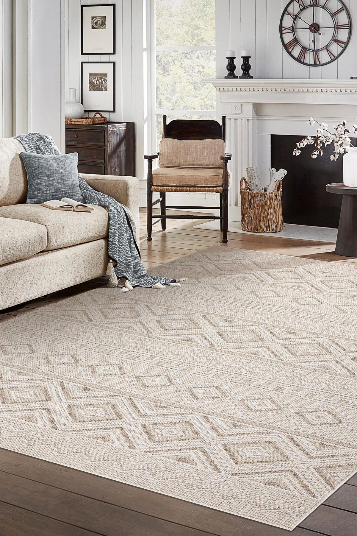 TEPPICH Origi 120/170 cm - Beige, Textil (120/170cm) - rugsX