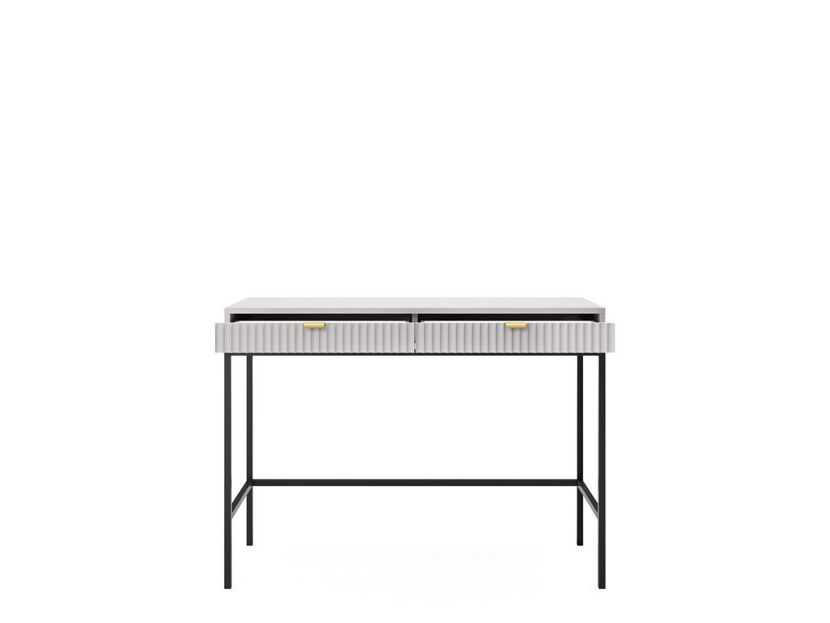 KONSOLENTISCH STELLARE 104/78/50 cm mit Schubladen, Grau - Grau, Holzwerkstoff (50/104/78cm) - MASSENO