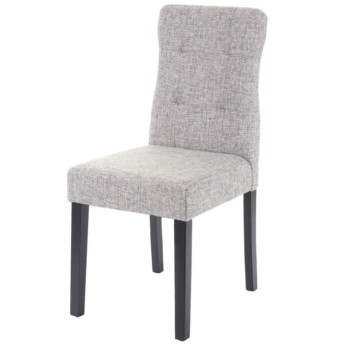 ESSZIMMERSTUHL Grau 4er-Set - Grau, Textil (41/88/55cm) - MCW
