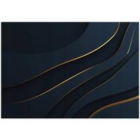 FOTOTAPETE Abstrakt Glamour Blau 150x105 cm - Multicolor, Papier (150/105cm) - Wallarena
